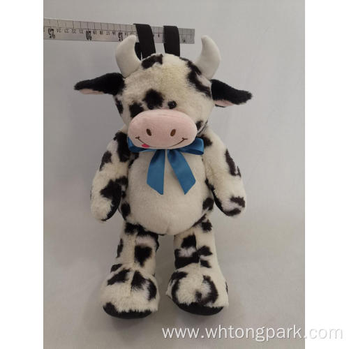 Plush cow bag stuffed animal bag